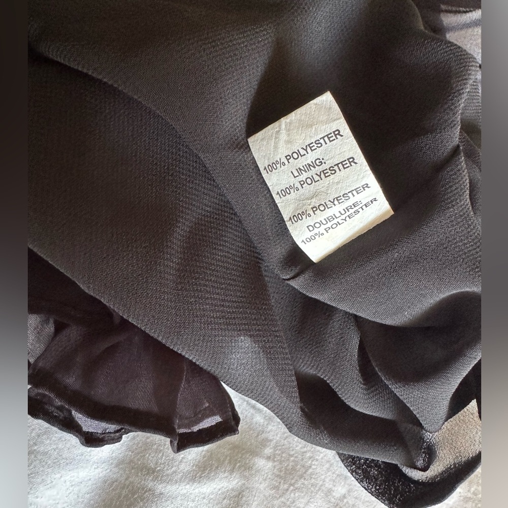 Ramy Brook Shauna Pleated Mini Black Dress Size XS - Picture 8 of 8